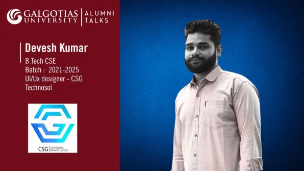 SCSE_GU's tweet image. Alumni insight in action! ✨
Devesh Kumar (Batch 2025) shared UI/UX &amp;amp; product design insights at GALEX—bridging academia &amp;amp; industry for future-ready learning. 🚀
#UIUX #DesignThinking #AlumniInteraction #FutureReady