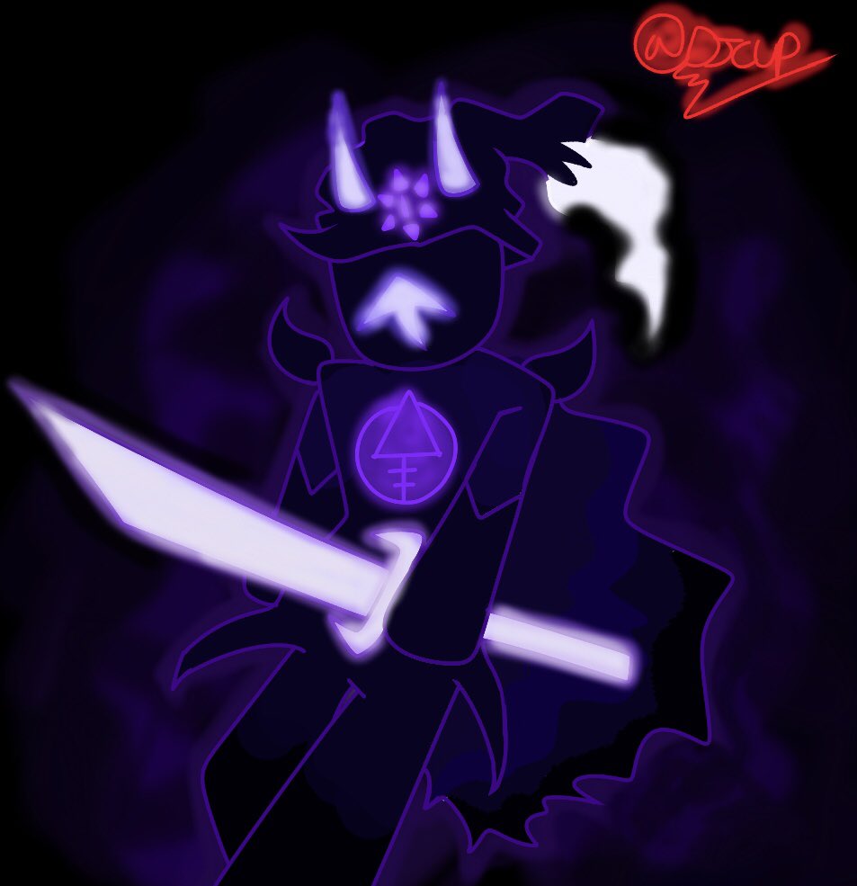 Moonid080903's tweet photo. I don’t think , it’s should be good idea my fan-made skin i made , so is calleb “ Azure The Roaring Knight “ 
#forsaken #forsakenazure #deltarune https://t.co/Rtbbdnl2Gg