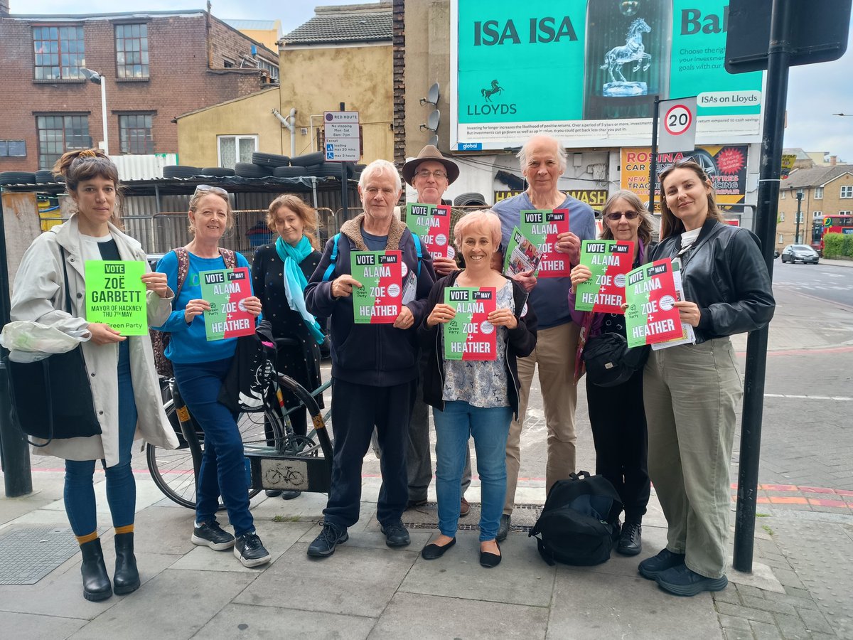 Thanks to everyone who talked to us today when we were knocking on doors in Homerton. We're <a href="/HackneyIndSG/">Hackney Independent Socialist Collective</a> and <a href="/hackneygreens/">Hackney Green Party</a> working together to change Hackney.
