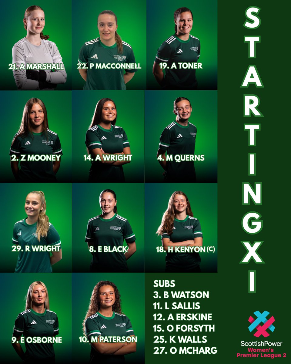stiruni_wfc's tweet photo. Our Starting XI to face St Johnstone 💚 https://t.co/eWtOy3IySJ