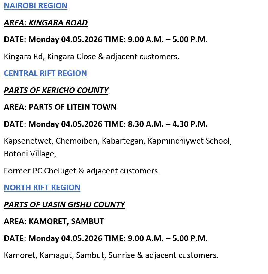 Kenya Power tweet media