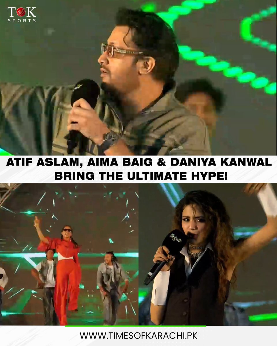 TOKSports021's tweet image. Atif Aslam, Aima Baig &amp;amp; Daniya Kanwal rocked the PSL 11 closing ceremony! 

#TOKSports #PSLFinal #HKvPZ #AtifAslam #AimaBaig #DaniyaKanwal