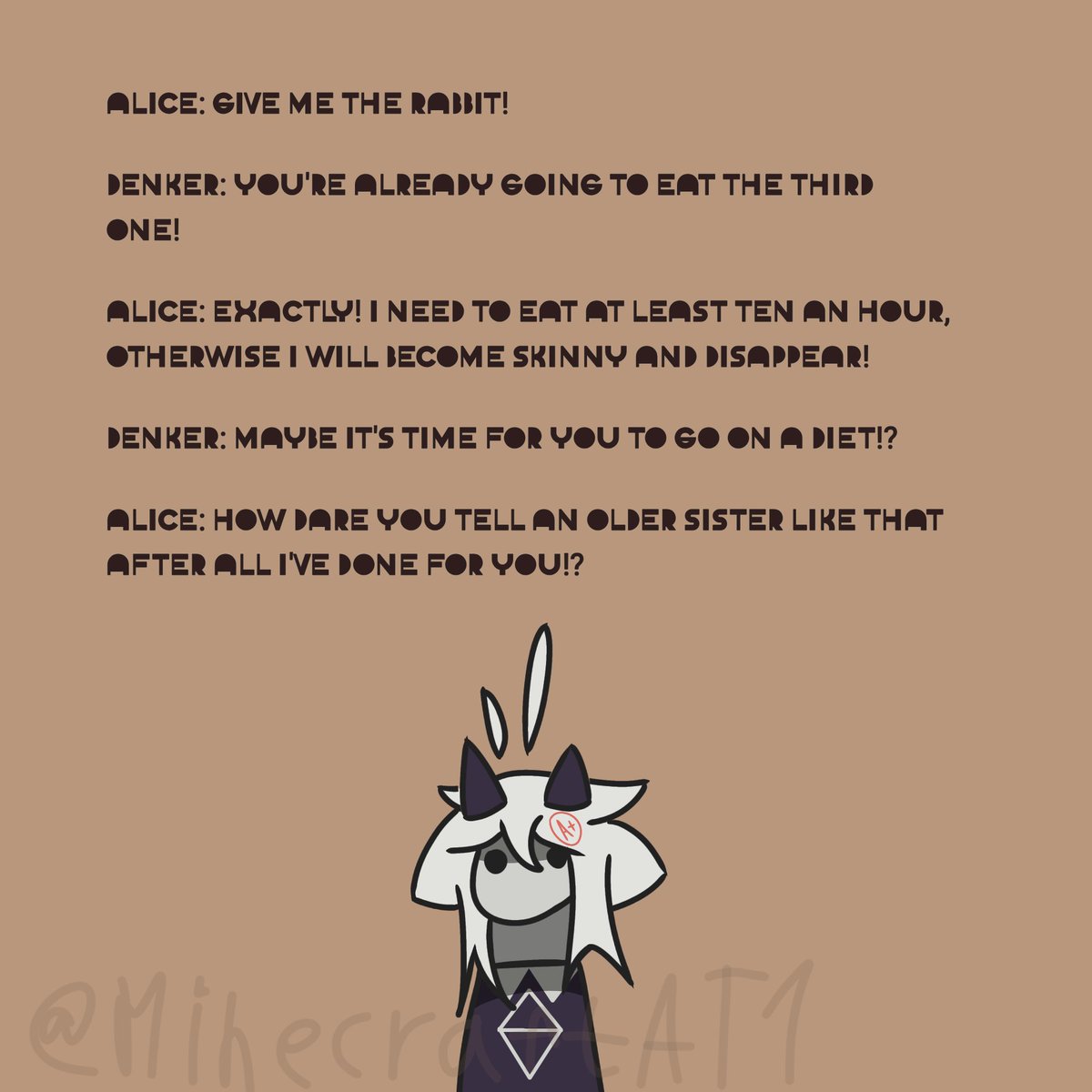 MinecraftAT2's tweet image. A little comic about the relationship between an older sister and a younger brother (finally)
#fpe #fundamentalpapereducation #alice #oliver