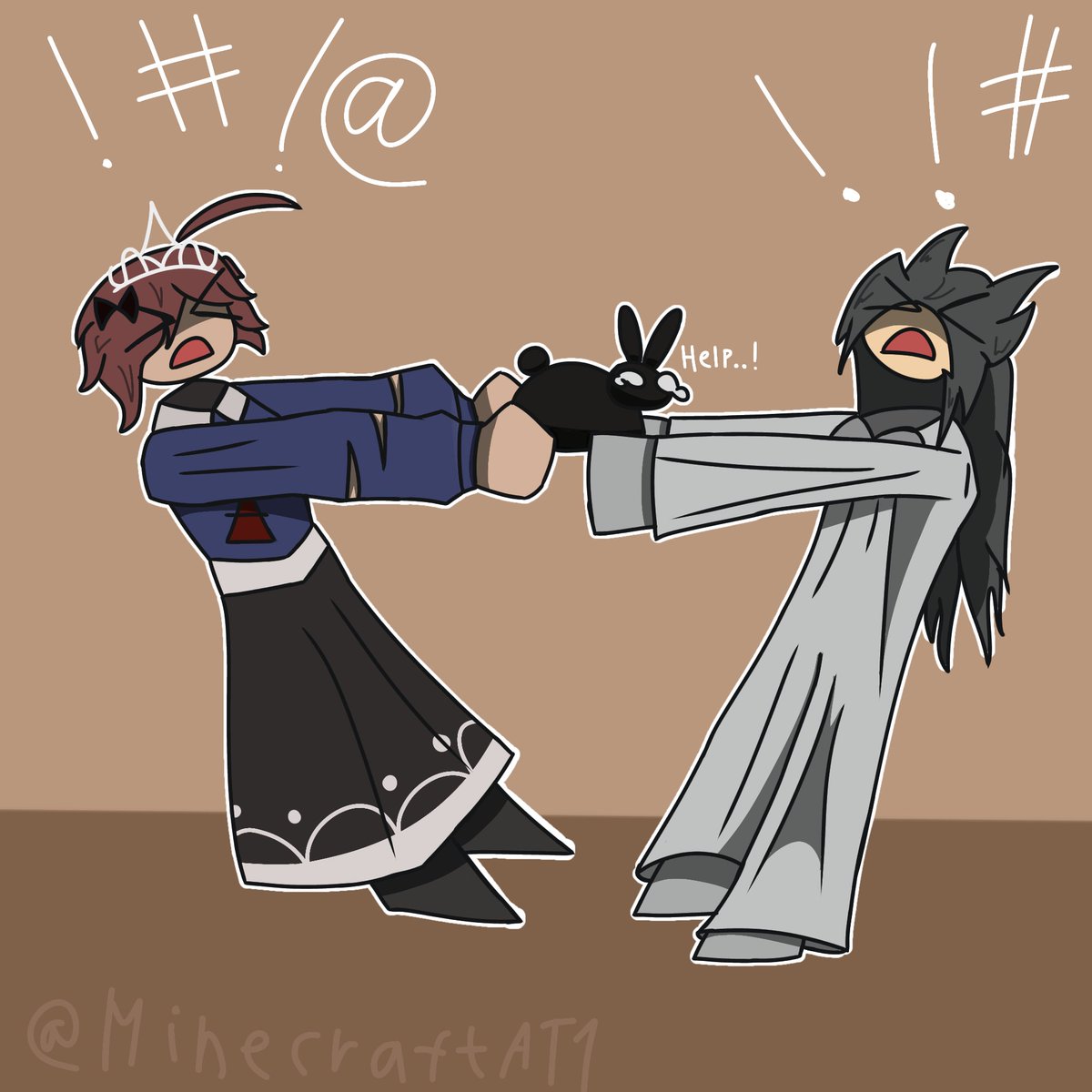 MinecraftAT2's tweet image. A little comic about the relationship between an older sister and a younger brother (finally)
#fpe #fundamentalpapereducation #alice #oliver