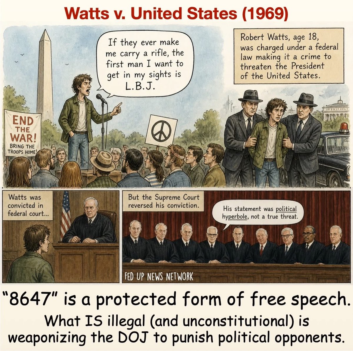 IamConnorOkay's tweet image. End the weaponizing of the DOJ #justice #freedomofspeech