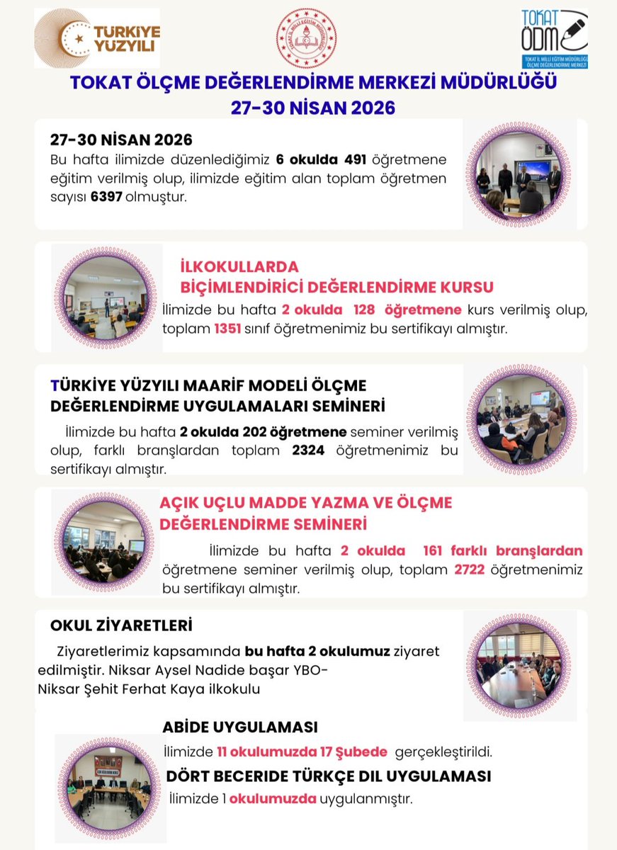 Tokat İl Milli Eğitim Müdürlüğü tweet media
