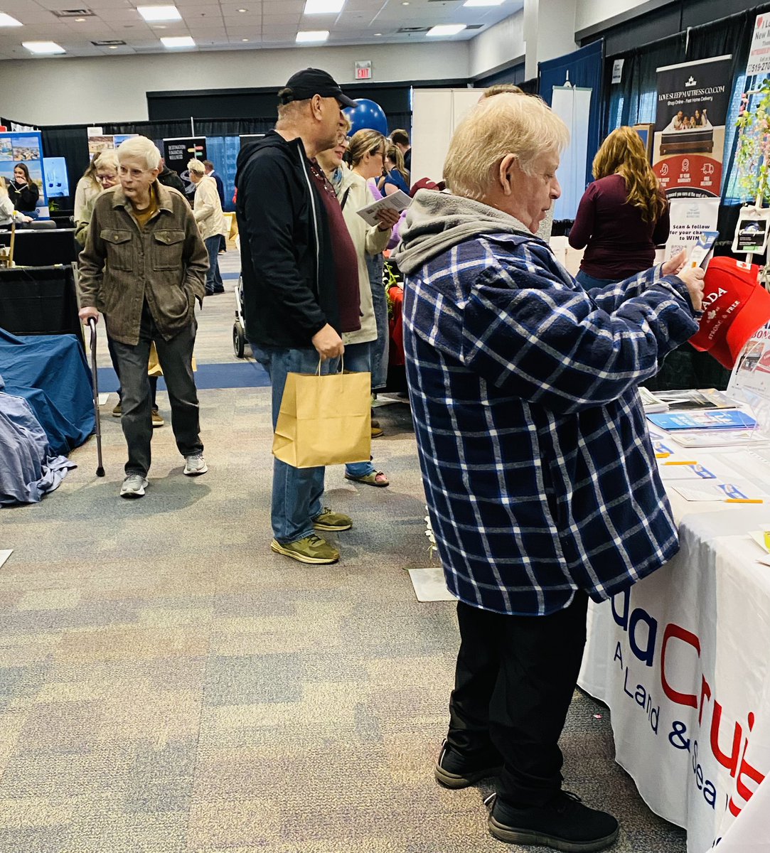 BayshoreFred's tweet photo. Day 2 of the 2026 #GreyBruceHomeandLifestyleShow @CityOwenSound. Show runs to 4 pm inside &amp; outside #HarryLumleyBayshore . Fill in your passport &amp; you could win $ 1,000 cash #ImWorking https://t.co/5iby0OvM55