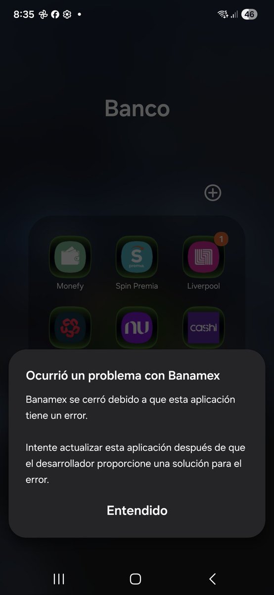 migpuma's tweet photo. No puedo abrir mi app y me dice esto que hago https://t.co/ZTYRR7bsqO