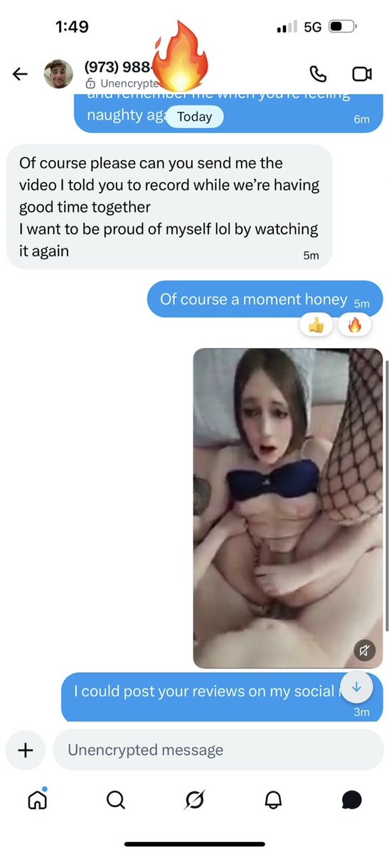Trina063's tweet photo. He came for the service… left ruined and obsessed 😈 Just read how bad I wrecked him when he got home. Who’s next? https://t.co/zrXuIJ37yg