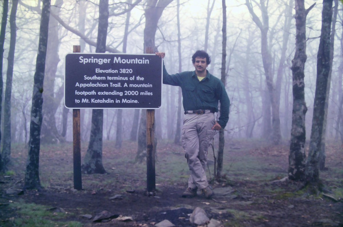 GSteffanos's tweet image. May 3, 1983, 43 years ago today: Temperatures dropped considerably last night when the wind kicked up and stayed down today.

#backpacking #hiking #outdoors #landscapephotography #Georgia #nature #forest #mountains #AppalachianTrail