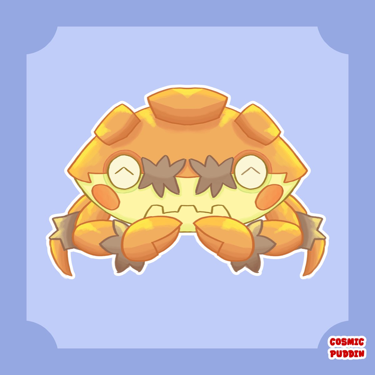 Cosmic_puddin's tweet image. Ya era hora de dibujar uno de mis pokemon favoritos de paldea !  KLAWF 

#Pokemon #pokemonart #pokemonfanart #klawf