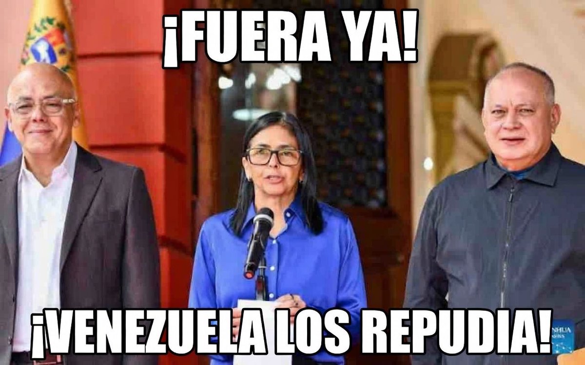 karasepau's tweet image. @usembassyve @SecretaryWright @SecRubio @RepMariaSalazar @SenRickScott @MarioDB @M_S_Billingslea @RepCarlos 
La Interina representa el régimen, si realmente quieren inversores, esta gentuza debe caer al completo! #VenezuelaLibre #VenezuelaQuiereJusticiaYLibertad