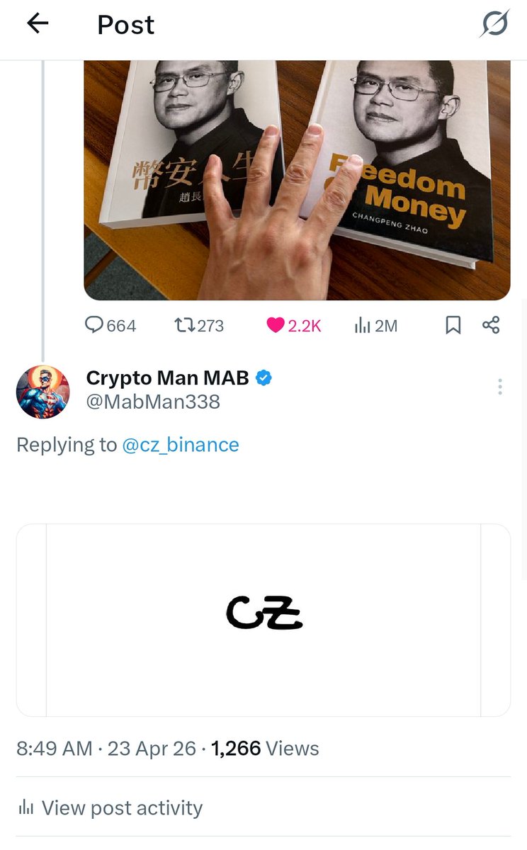 Crypto Man MAB tweet media