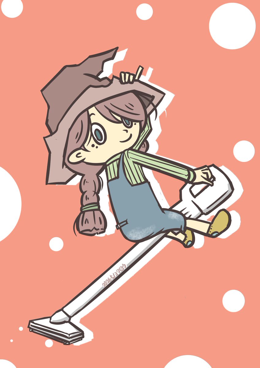 「5/3 今時もちろんコードレス #そうじの日 #今日は何の日」|タロウ@一日一絵のイラスト