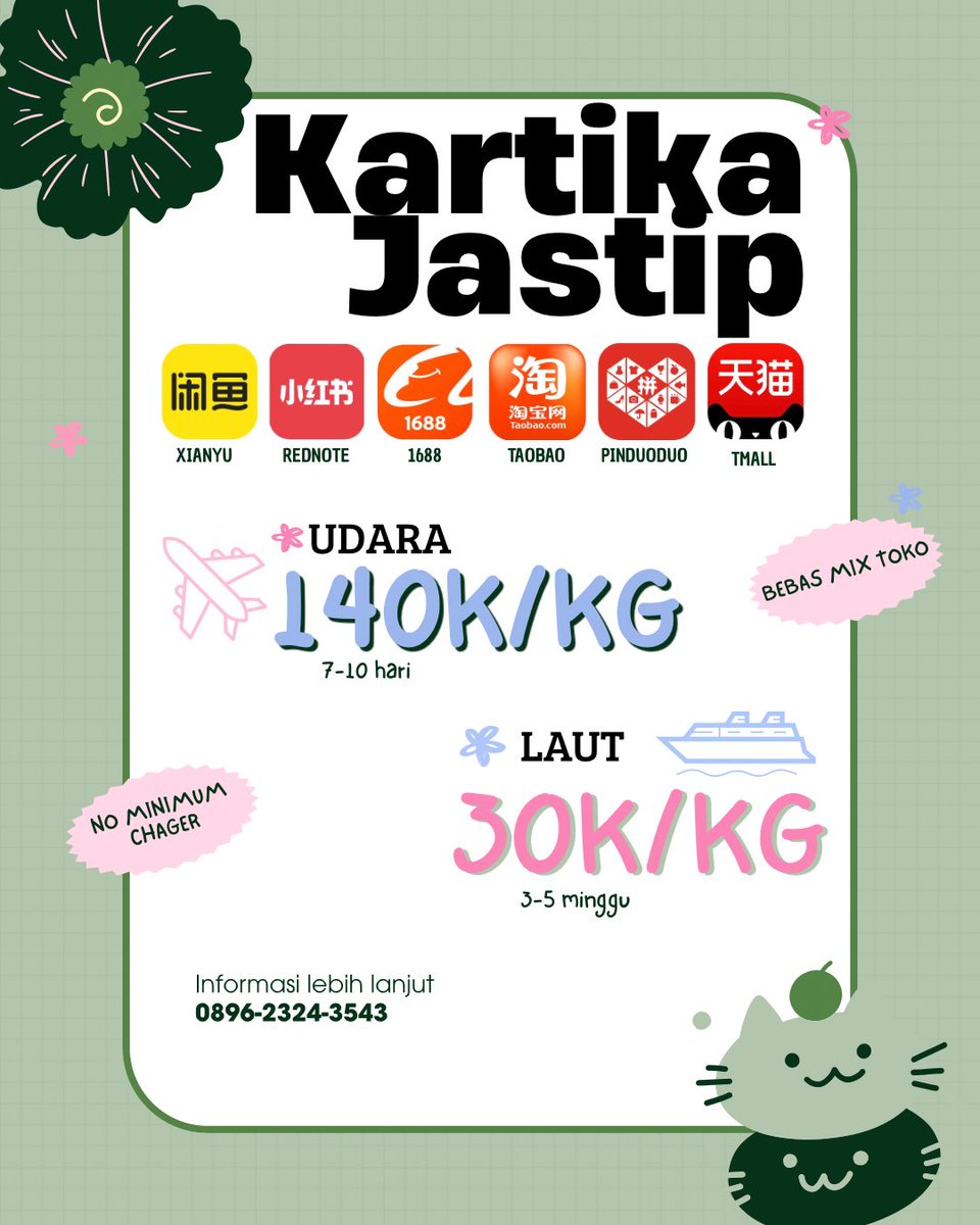 kartika jastip | OPEN CO WEB CH NO FEE NO TAX tweet media