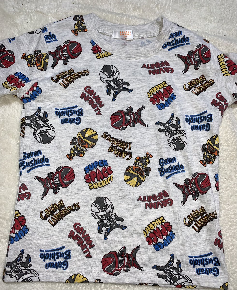 Tシャツの柄かわいいな￼😊
#超ギャバン