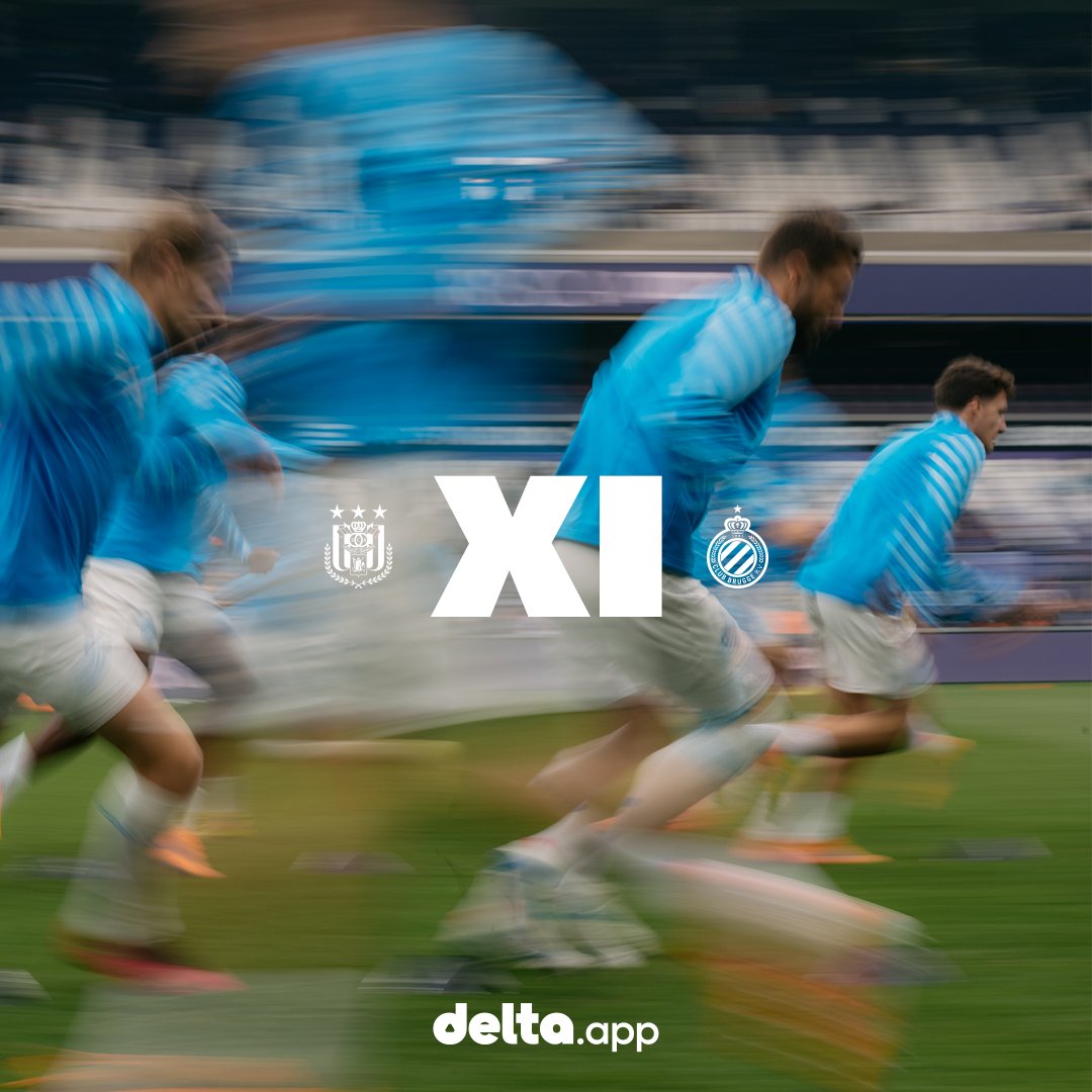 ClubBrugge's tweet photo. Same XI, same mission 👊💙🖤 https://t.co/FYjjL8FSna