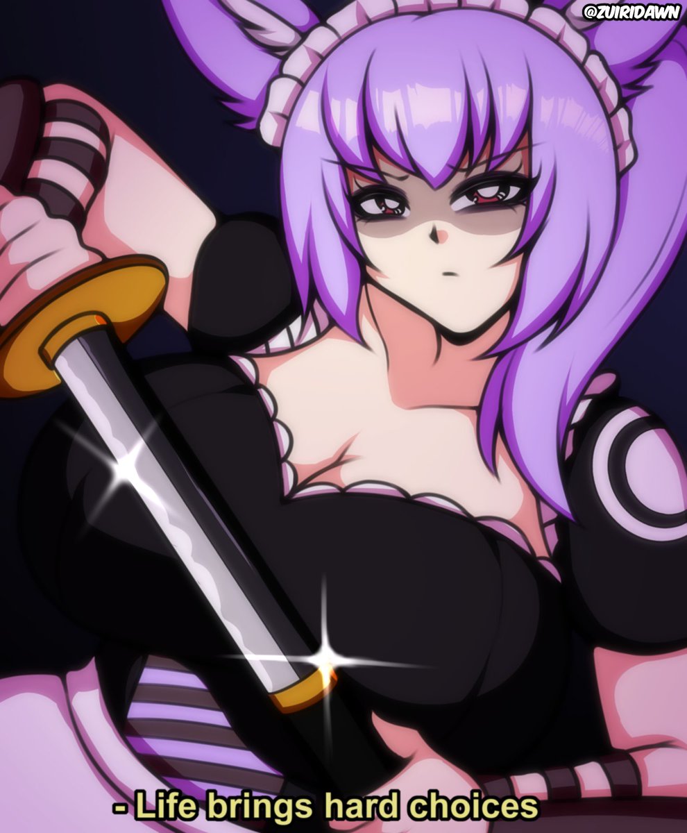 ZuiriDawn's tweet image. Naiko 💜#art #oc #digitalart