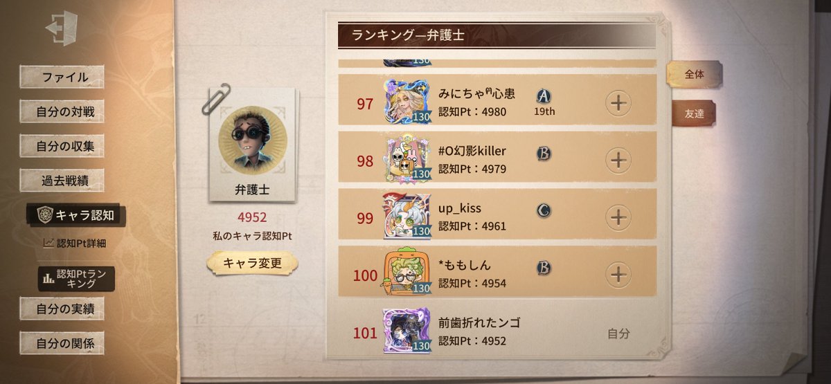 認知ガードしとけばAバッチだった。。( ；ᵕ； )