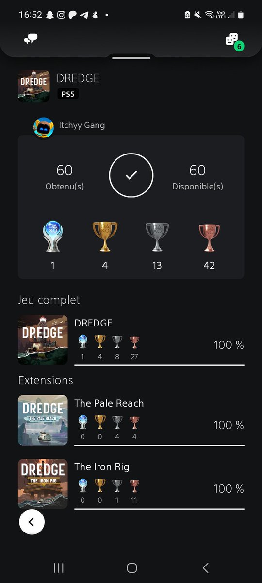 Itchyy__'s tweet photo. 100% Dredge

🇬🇧ENGLISH BELOW🇬🇧

Le dlc de la glace je le trouve un peu court mais peut-être est-ce dû au fait que je l'ai commencé une fois le jeu terminé.

Quand au dlc de l'Iron Rig je l'ai trouvé plus prenant parce que je l'ai fait courant du jeu et comme il y a des améliorations du bateau. La narration est mieux dans ce dlc.
_________________________________

I found the ice DLC a bit short, but perhaps that's because I started it after finishing the game. 

As for the Iron Rig DLC, I found it more engaging because I played it during the main game and because it includes ship upgrades. The storytelling is better in this DLC.