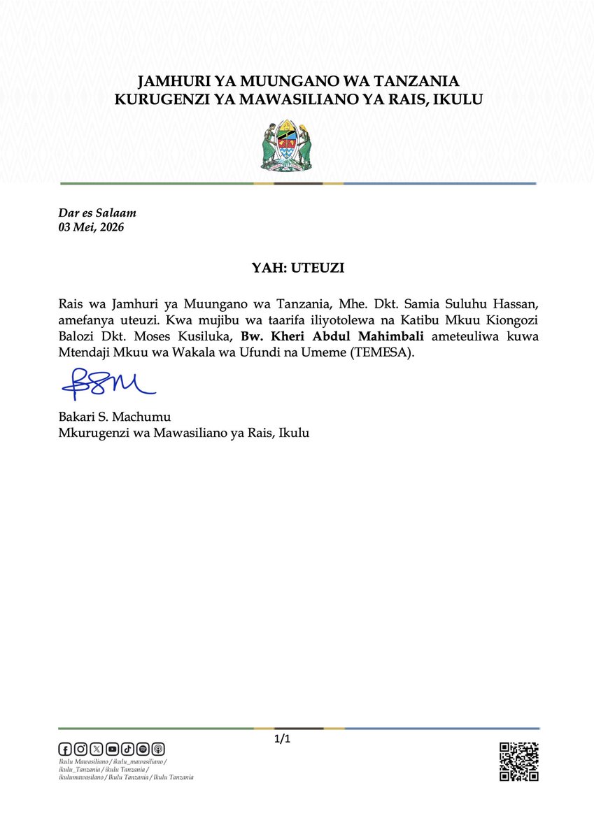 ikulu_Tanzania tweet media