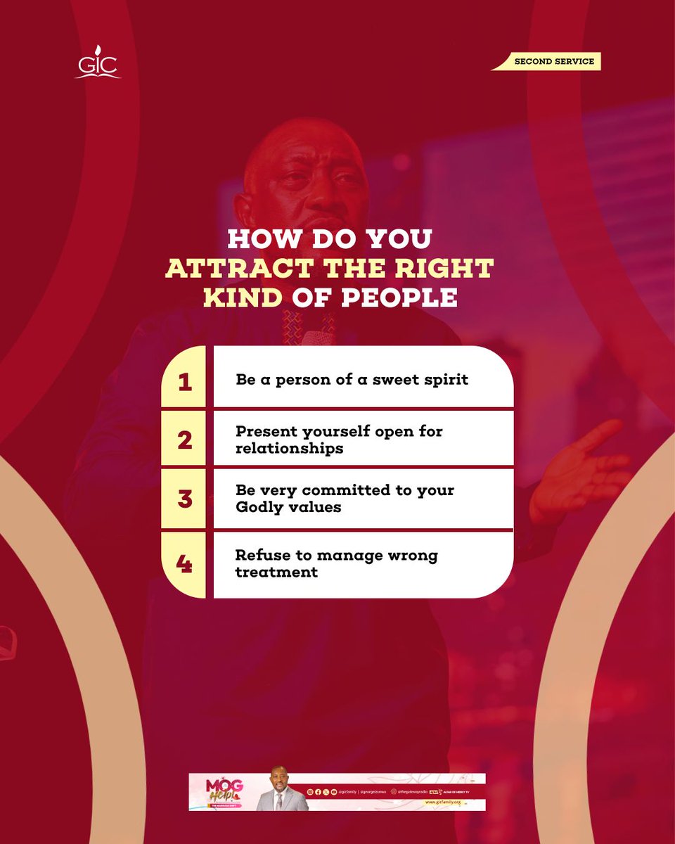 Georgeizunwa's tweet photo. Attraction is the approach that opens doors to intimacy! Here are a few things to know about healthy attractions & attracting the kind of people.
If you missed the service, you can watch now on YouTube @gicfamily!
Jesus Exceeds Expectations!
#sermonrecap #gatewayexperience https://t.co/pwgUNafY8V