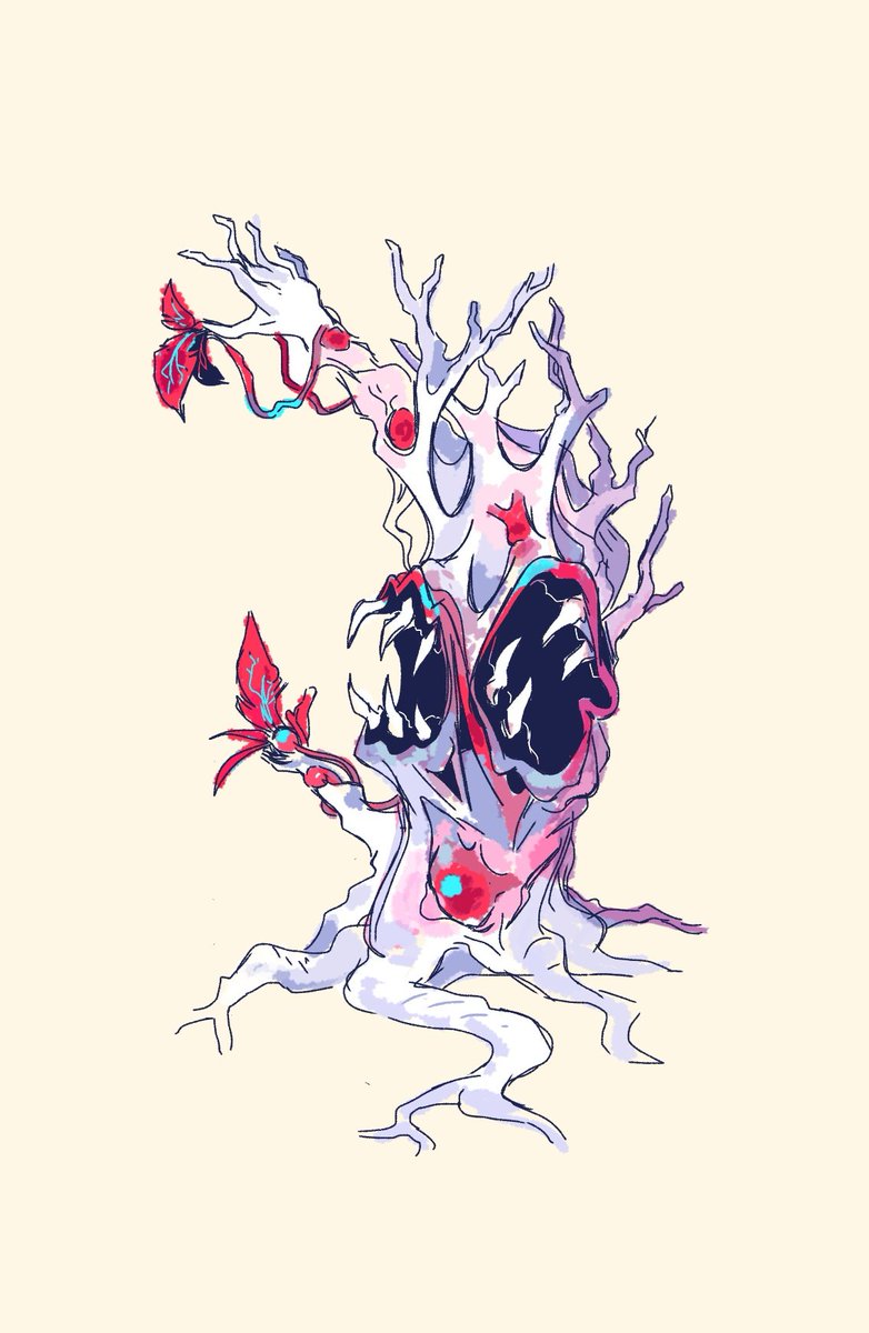 posalla_'s tweet image. tree #art #digitalart