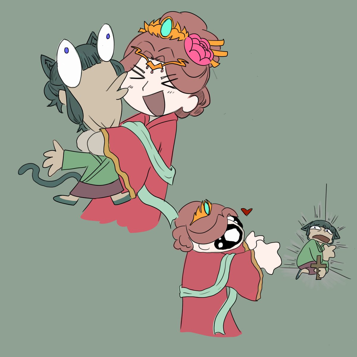 LuiissNN's tweet photo. Maomao is so loved<3 https://t.co/xBk24UyR66