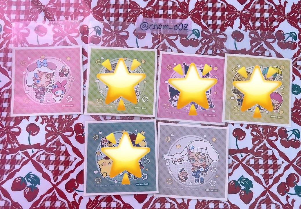 cham_o0Z's tweet photo. 【交換】 エリオスR サンリオ 特典

譲▶︎ディノ ヴィクター

求▶︎マリオン 決まり次第セイジ

郵送希望
検索からでもお気軽にお声掛けください。 https://t.co/CHosnUibuq
