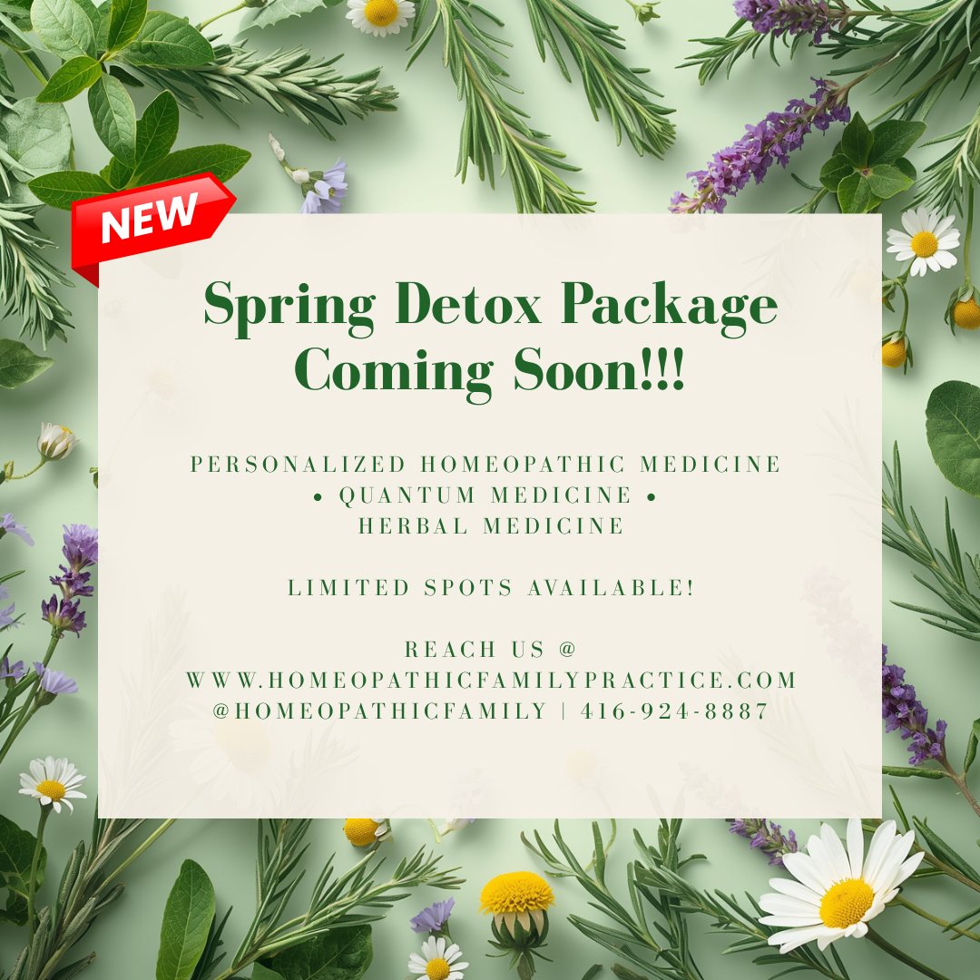 HannahDchm's tweet image. #SpringDetox #HomeopathicMedicine #HolisticHealth #NaturalHealing #HerbalMedicine #PersonalizedMedicine #SpringRenewal #DetoxNaturally #WellnessJourney #IntegrativeMedicine  #Bioelectriclymphdrainage #HealingJourney #H101 #HFP #TorontoWellness #Homeopathicfamilypractice