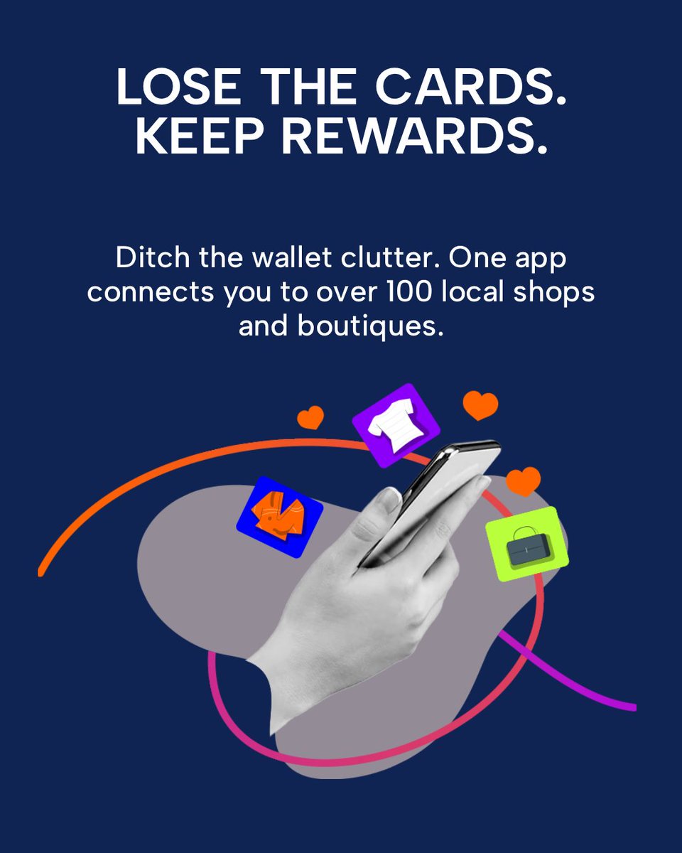pointsgram's tweet image. Solving the friction of carrying multiple physical stamp cards by consolidating them into one digital ecosystem. 
#rewards #shoplocal #retention #community #supportlocal #pointsgram #loyalty