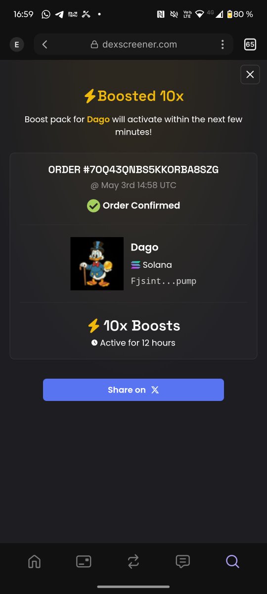 CryptedEn4's tweet photo. Bullish $DAGO https://t.co/kzEhFc98sB