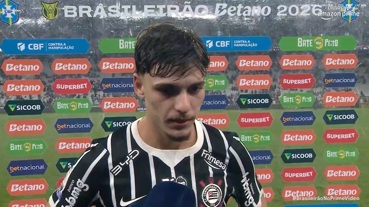 "Não fiz o L em 2022 porque ainda não tinha idade para exercer meu voto. Se eu estiver bem, quero que os outros também estejam. Se há algo que eu nunca farei na minha vida, é votar na direita. Corinthiano que conhece a história do clube não fecha com essa gente." - Breno Bidon