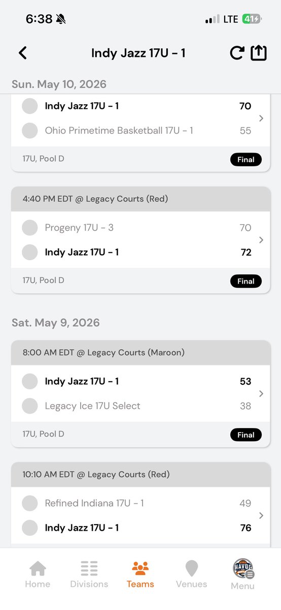 CoachCrawford05's tweet photo. Great weekend for the 17s they were able to go 4-0 at the Havoc in the Heartland event.  @RmelloWatson led the team this weekend by averaging 21 points &amp; 5 Rebounds @BRamseyKSR @Gilbert_Hoops @PHCircuit #PHHavocInTheHeartland https://t.co/lhf2Zpgj98
