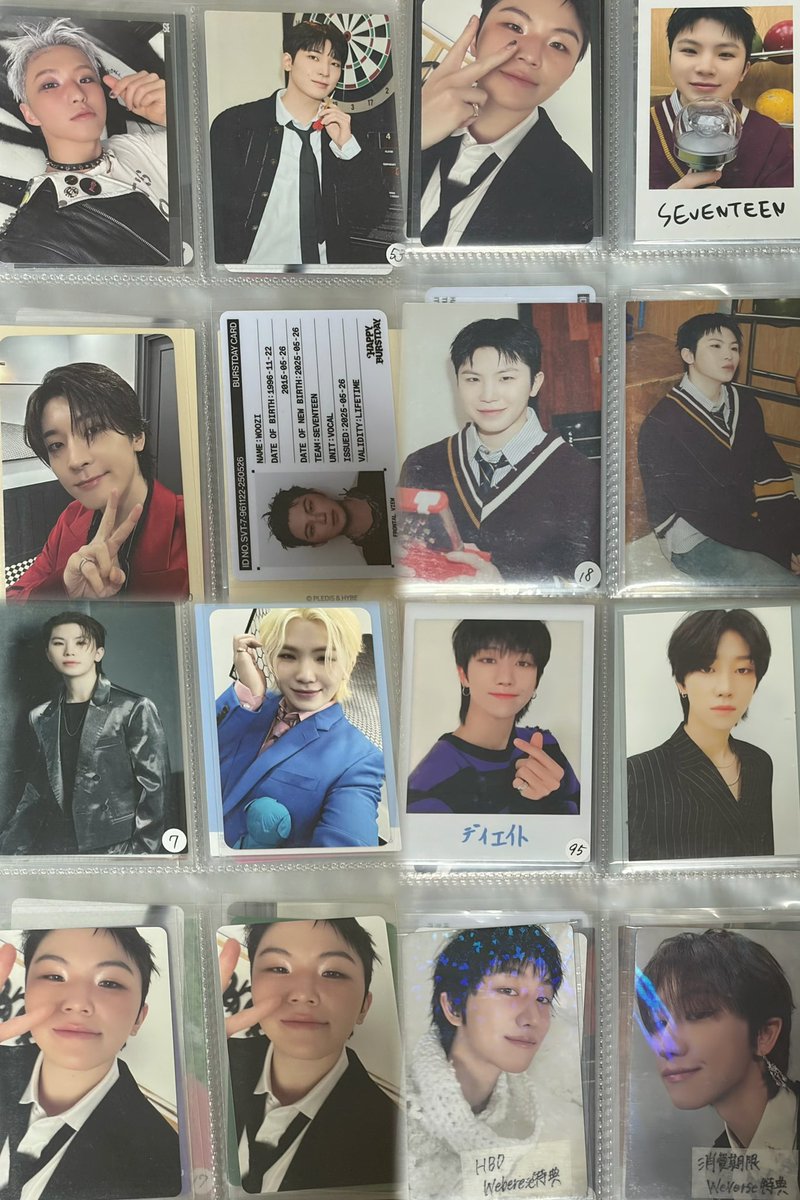 seven_cps's tweet photo. SEVENTEEN セブチ ペンミ ファンミYAKUSOKU トレカ 過去トレカ 交換 買取

譲 全メンバー 
ガチャ→ディノ･バーノン(🐻‍❄️のみ14所持予定)

求 エスクプス 未所持 (YAKUSOKU優先)
    n:1🉑 固ツイに未所持一覧あります🙇🏻‍♀️

東京14日手渡し>13日開演後>郵送
お気軽にお声かけください🍀︎ https://t.co/2PUl7w5C8m