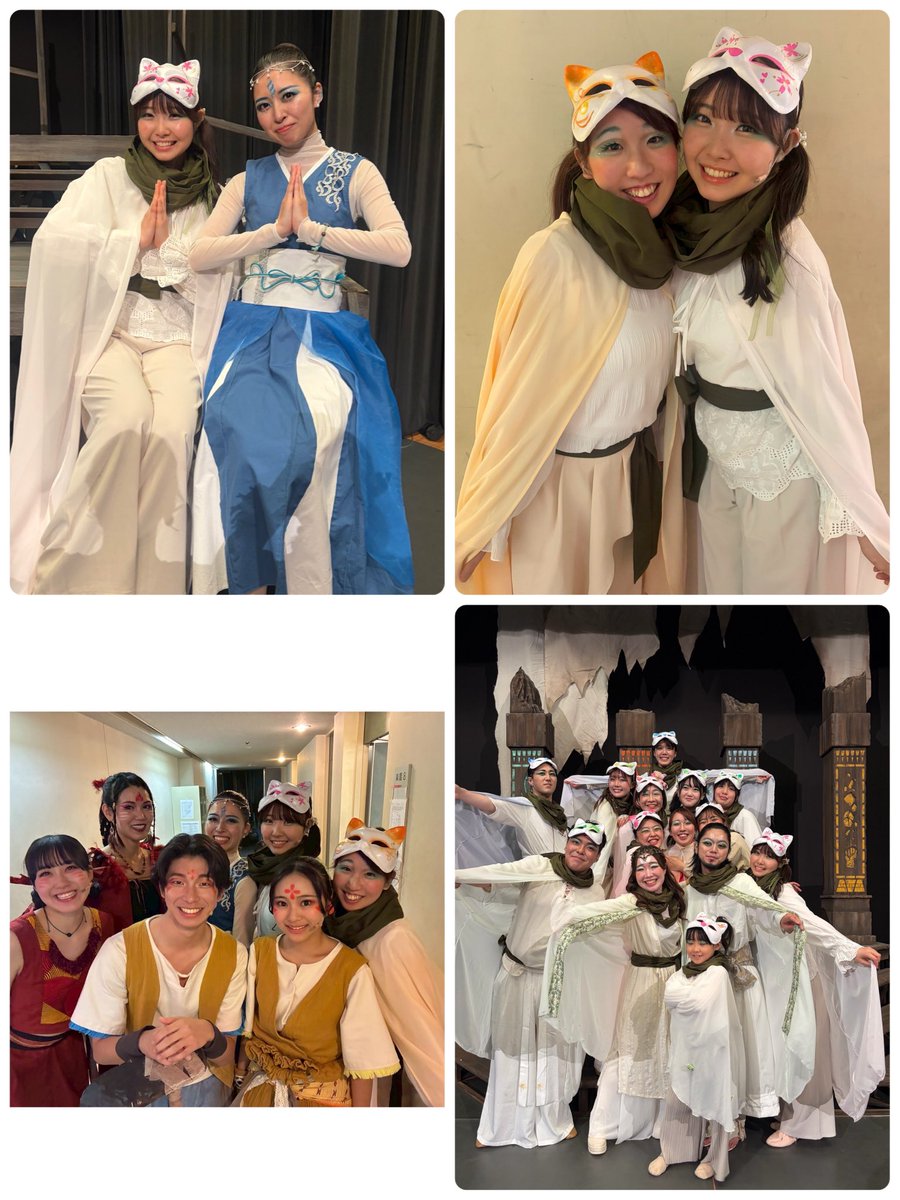 racrumic's tweet photo. 娘がシ���ク💧役で出させて頂いた初演から4年。今回はコチ役🍃としてのびのびと好き放題生きてくれました🤭シズクと一緒に歌う姿はとてもエモかったです🥹
後方中央、8列目指定席上手、最前列指定席下手と色々な場所で観ました。関われた全ての皆さまに感謝🙏

#はじまりの唄 https://t.co/0DvHsmN1Fp