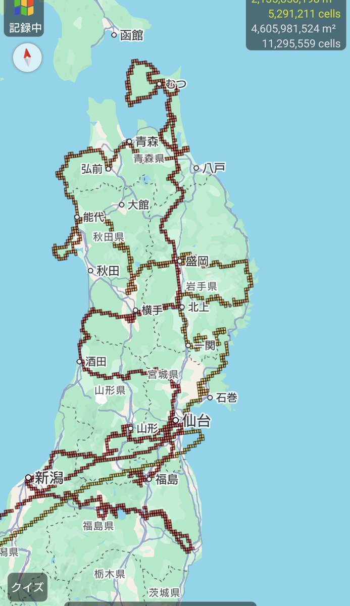 spring_tekuteku's tweet photo. GW9連休が終わり、日常に戻りました。
この連休では東北の路線をコンプリートできました！（多分）
お陰で青森が50%に。
大量のTTPを得て、隣塗りが捗りそうです🙌
#テクテクライフ https://t.co/YqWWXuhAya