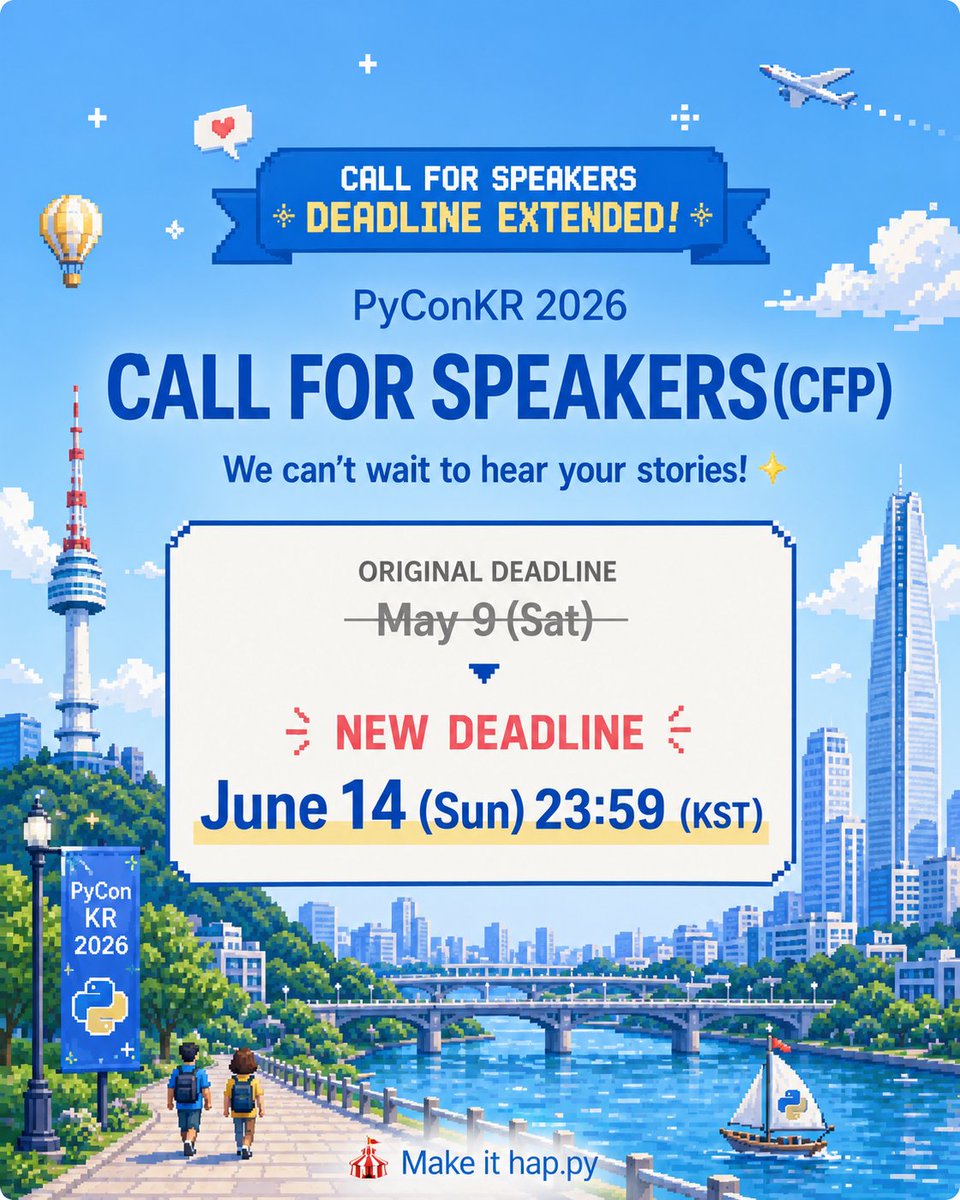 PyCon Korea tweet media