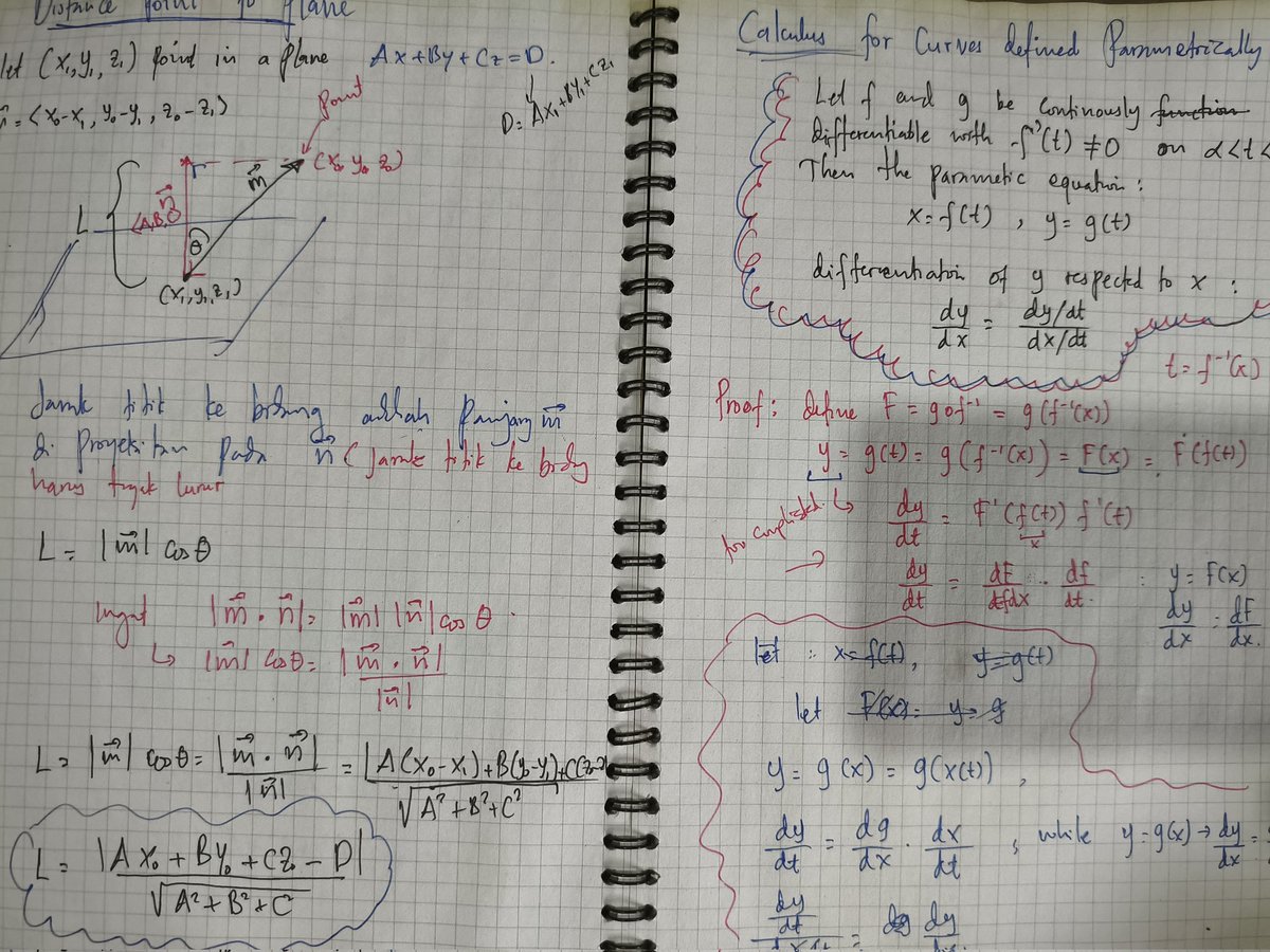 Long after graduating, even though I got an A in Calculus, I still rewrite some theorems just to fill in the gaps or make sure I still get them.

I wrote this note in 2024: