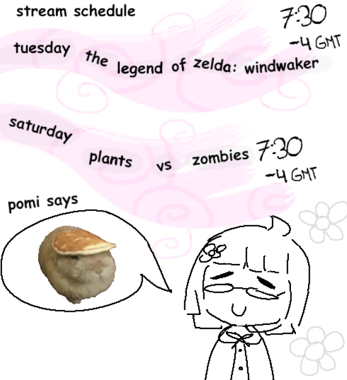 pomifurin's tweet photo. stream schedule for this week https://t.co/gul8YVR3af