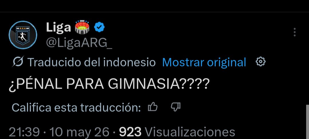 juampiC70's tweet photo. @LigaARG_ Escribí en español gordo https://t.co/Q2TEGCN8yV