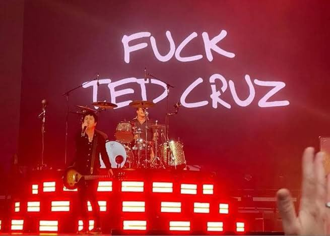 Green Day has a message for Ted Cruz.