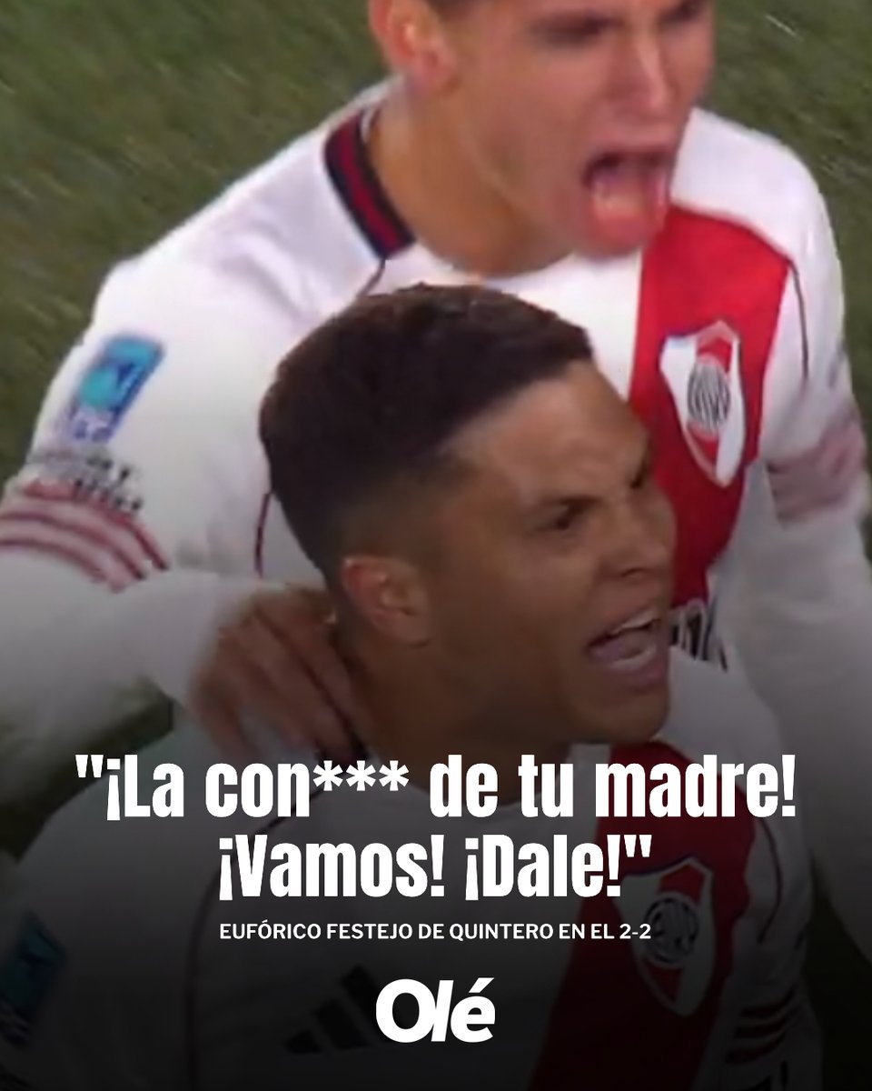 DiarioOle's tweet photo. 🔥🗣️ EUFÓRICO FESTEJO de Juanfer Quintero de cara a la gente en su empate agónico contra San Lorenzo https://t.co/OnpPS6Xilp