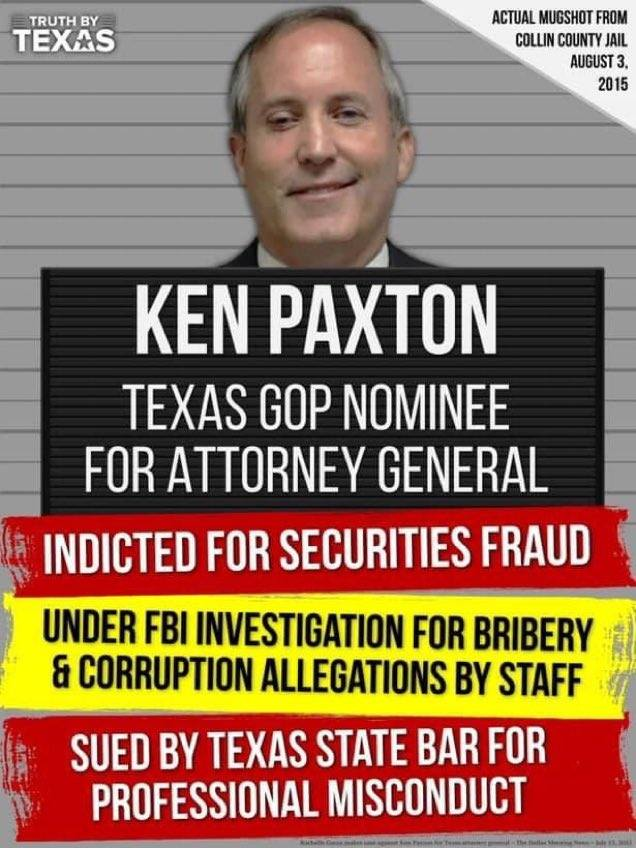 Hey Texas support <a href="/JohnCornyn/">Senator John Cornyn</a> over Ken Paxton.