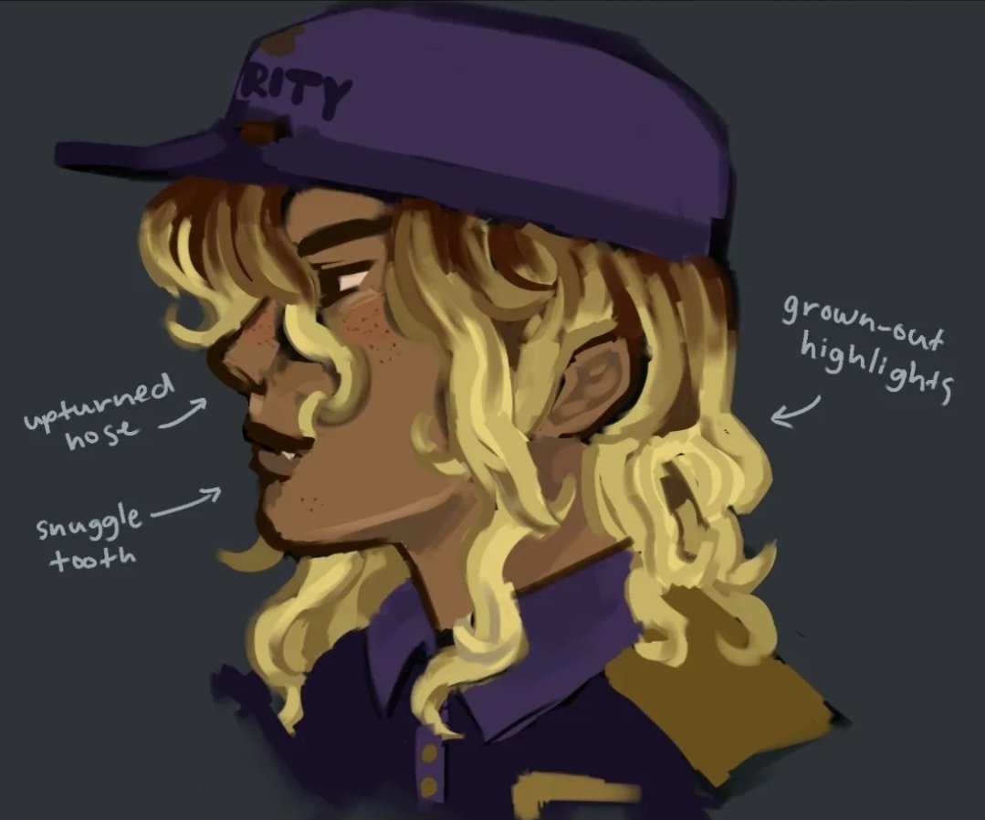 vikuccino's tweet photo. #jeremyfitzgerald #michaelafton #jeremike artdump, his nametag is supposed to say fritz smith but whatever 😭😭😭 https://t.co/1Cd2zZbqOv