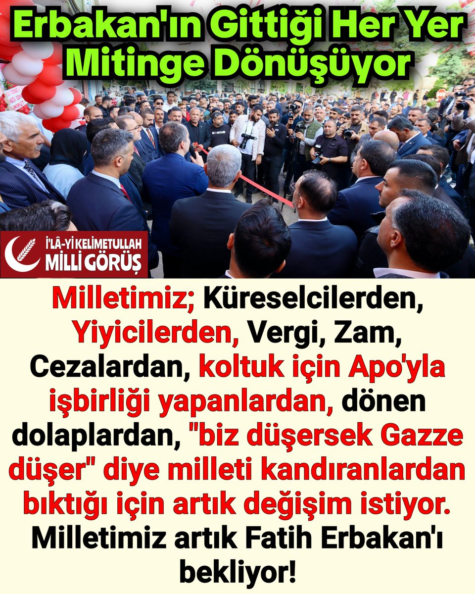 İ'lâ-yi Kelimetullah - Milli Görüş tweet media