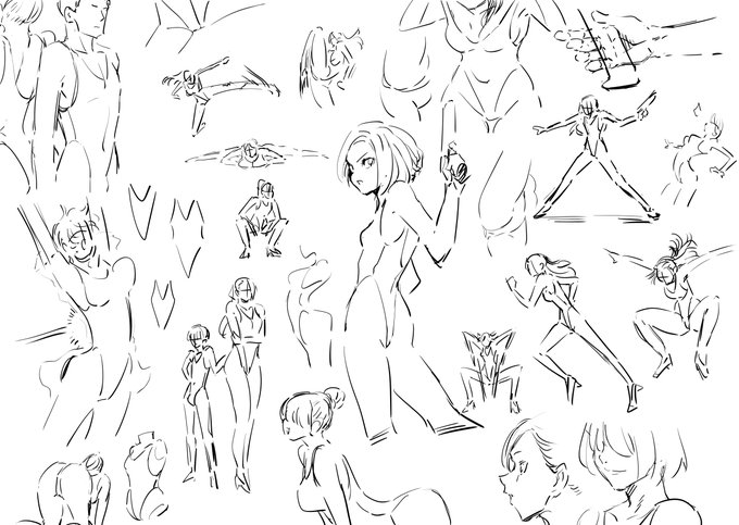 コミスタでハイグレ練習落書き!