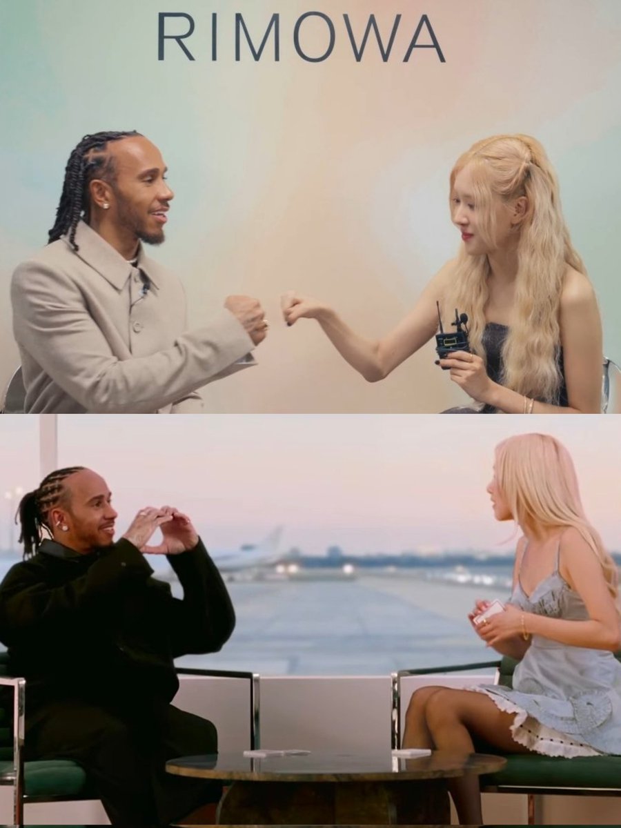 rsfiles97's tweet photo. ROSÉ &amp; Lewis Hamilton https://t.co/riGFFPyjJv