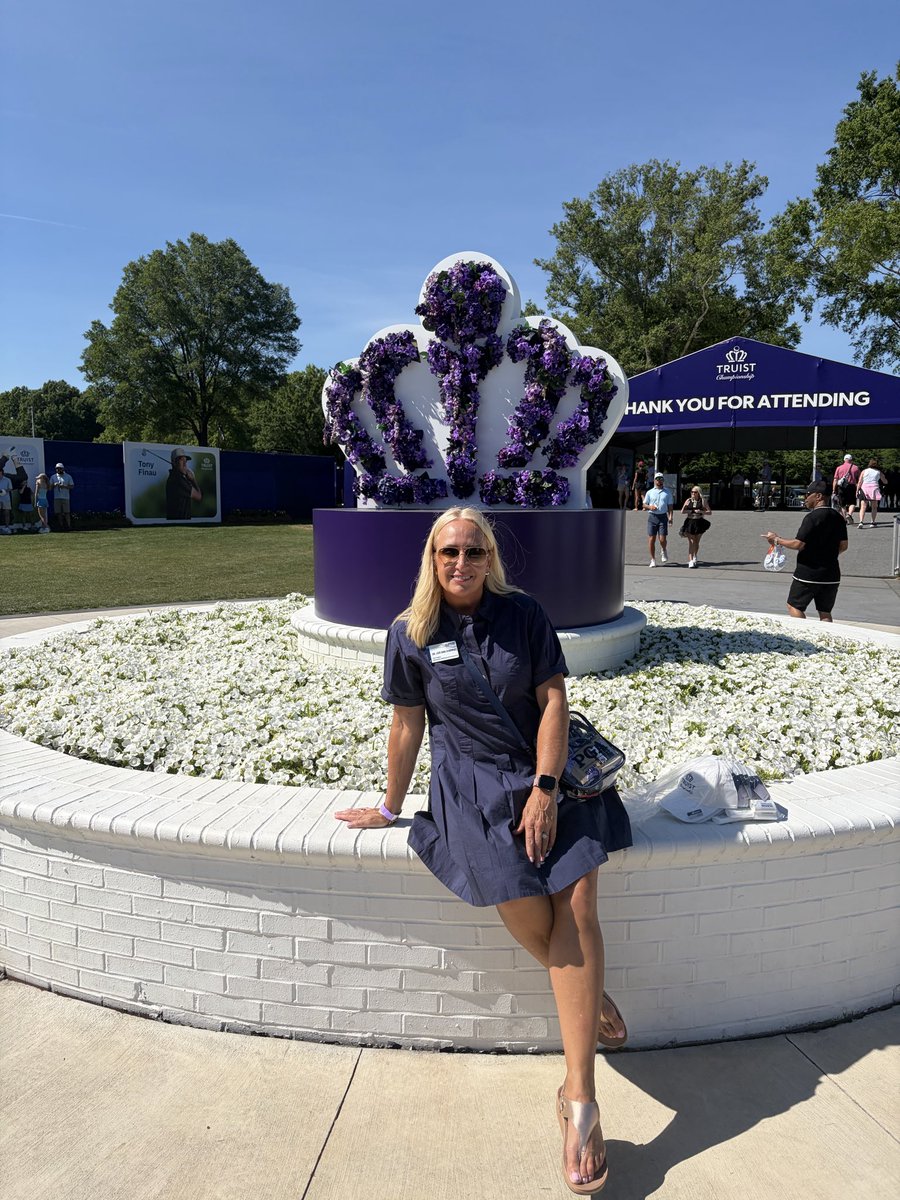 lavsummers4's tweet photo. Just a small town girl in the Queen City @TruistChamp ⛳️👑💜 https://t.co/mL3xTeQR4O