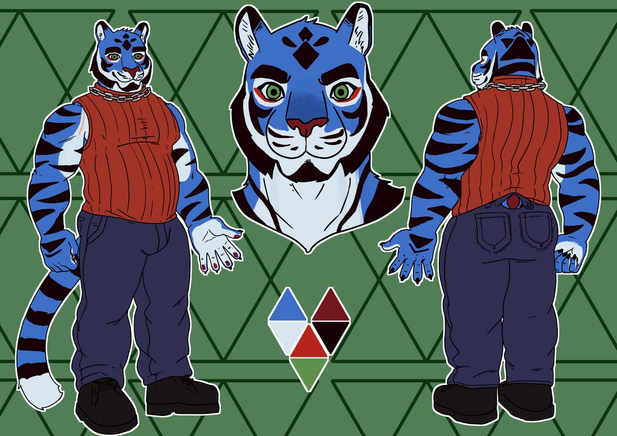 Ubio_'s tweet photo. Iago, a handsome tiger!
They belong to @runac_unleashed 
#art #nsfw #furry https://t.co/cEYatA8XJc
